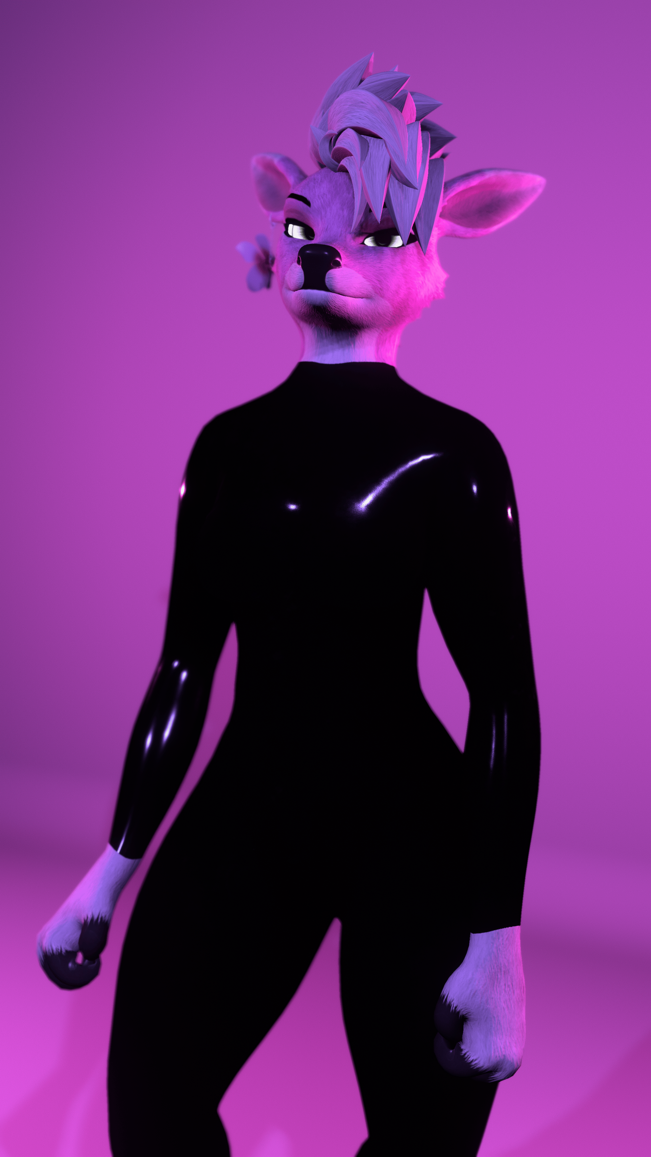 Cervus Deer Latex Catsuit-Smart Material