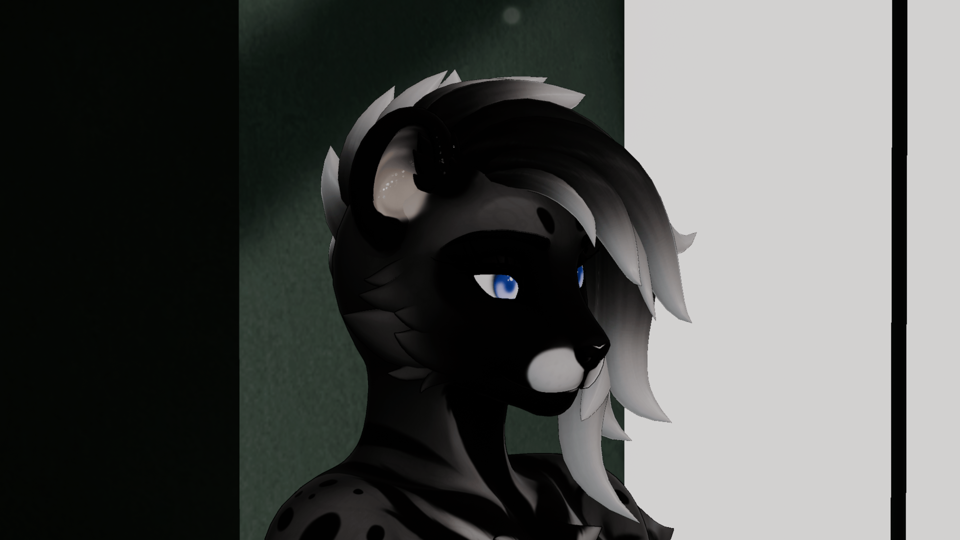Civet - Charcoal Nyx Foxipaws Texture