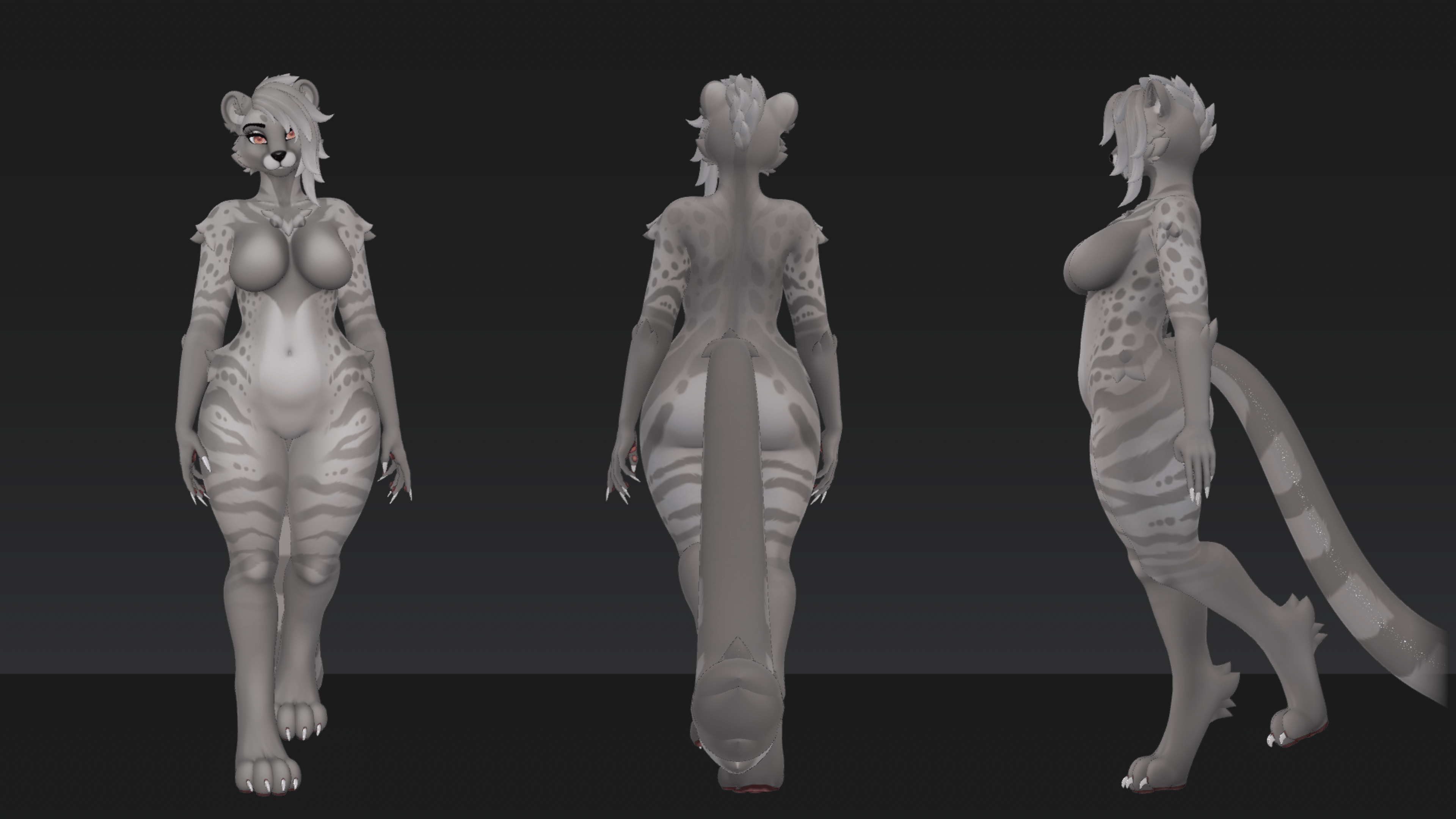Civet - Albino Nyx Foxipaws Texture