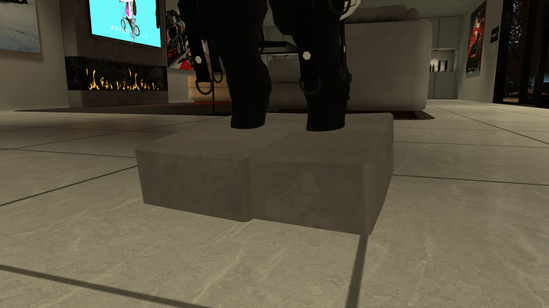 Concrete Shoes. For Sleeping with Fishes.