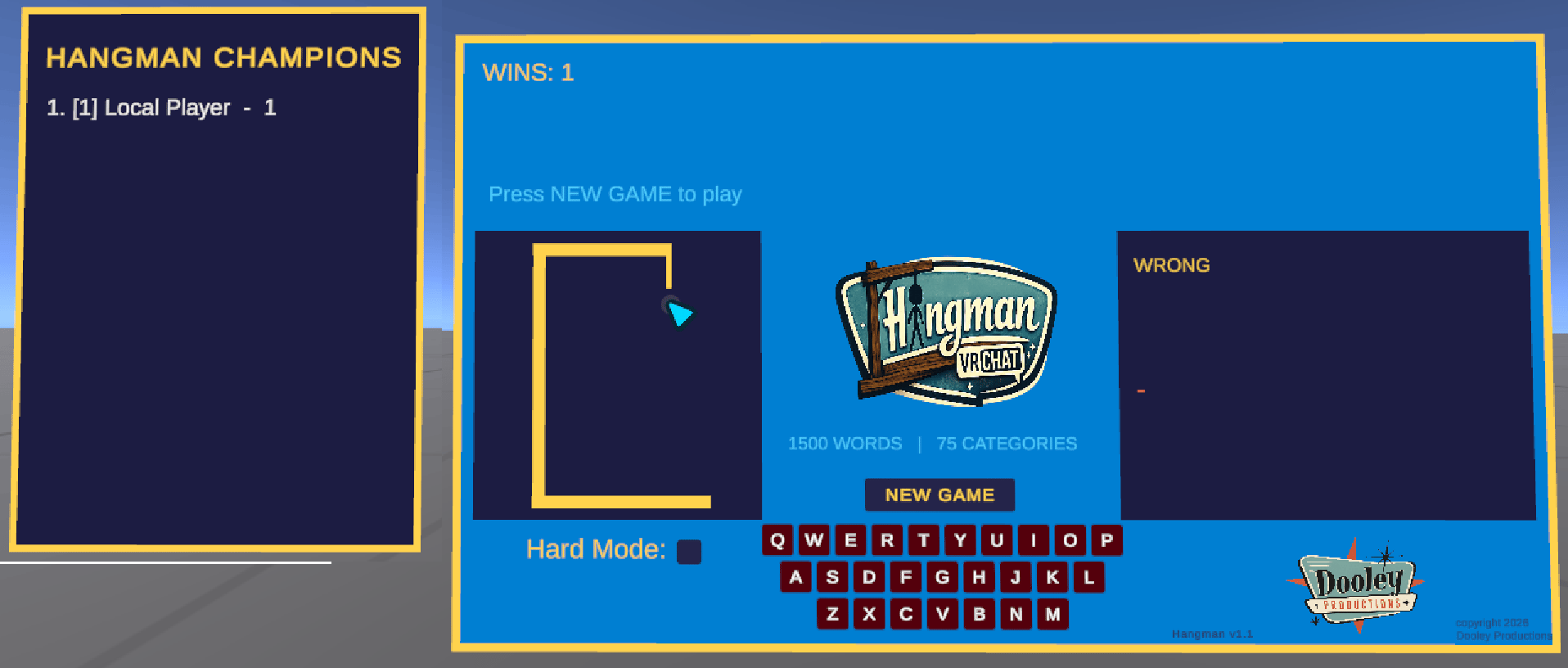 Hangman for VRC