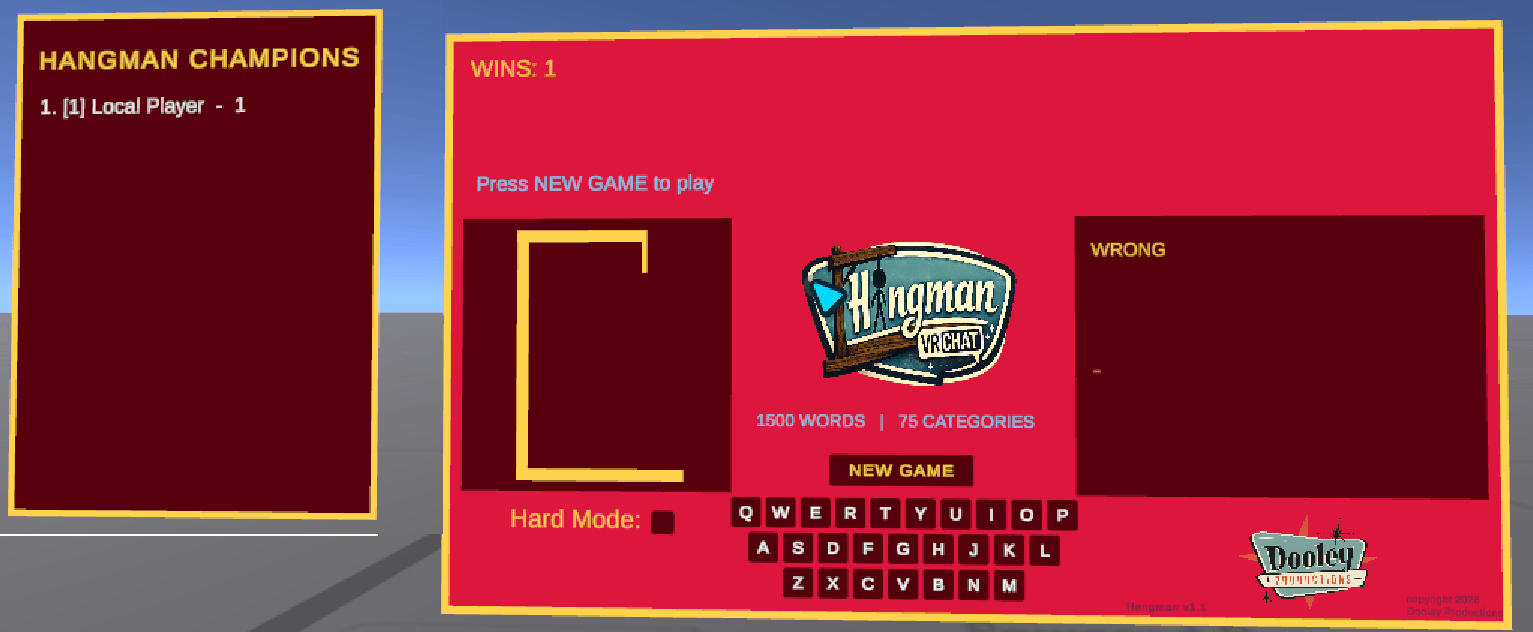 Hangman for VRC