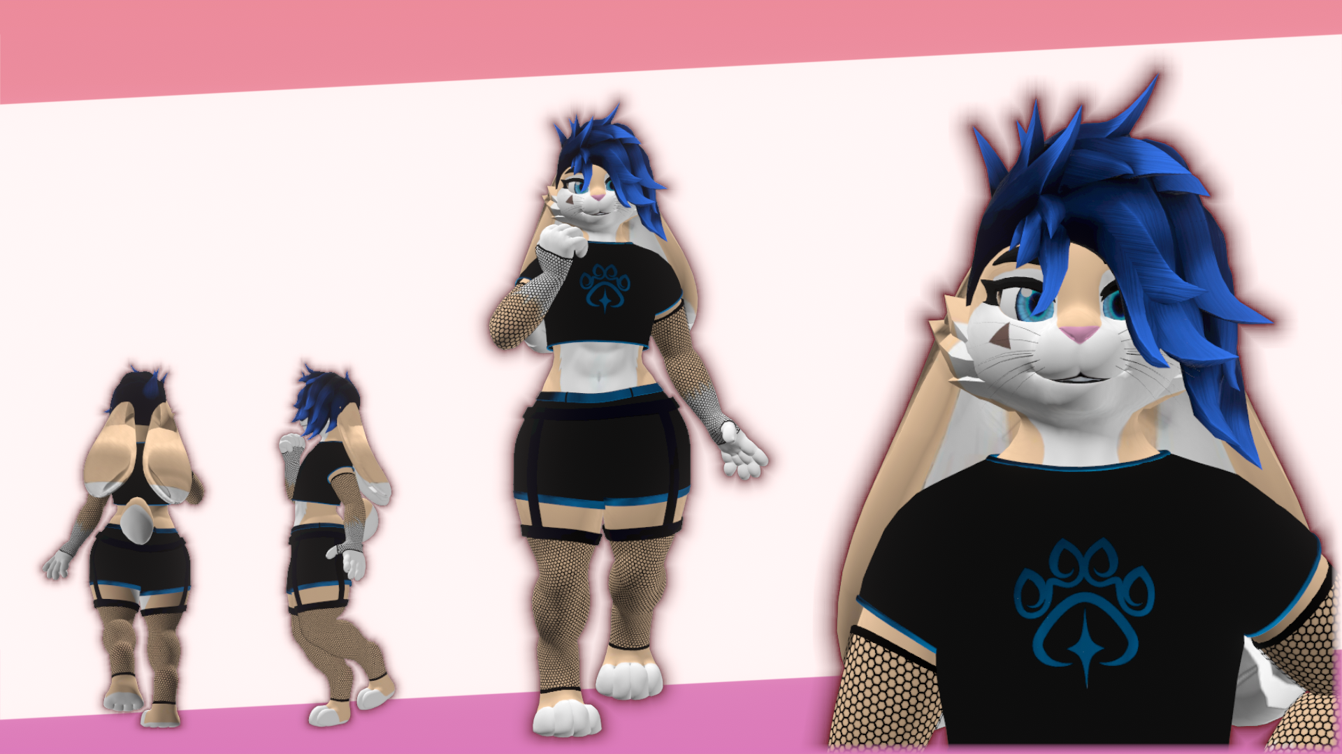 fishnet outfit (shia bunnia) Currently only v1