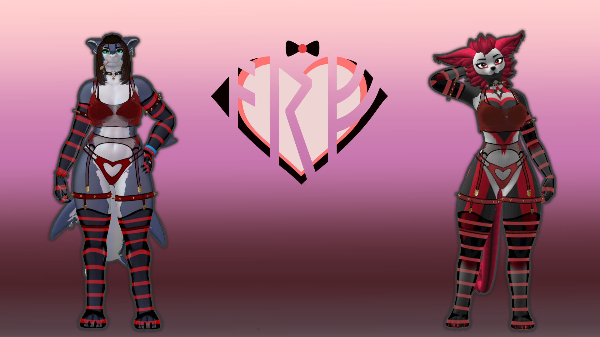 skimpy gothic set (fox moth + shaienne)