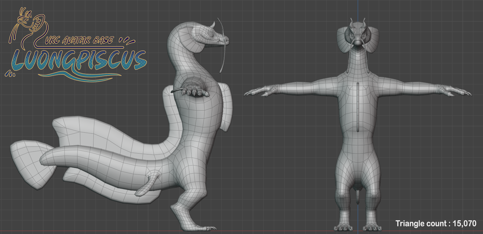 Luongpiscus VRChat avatar base