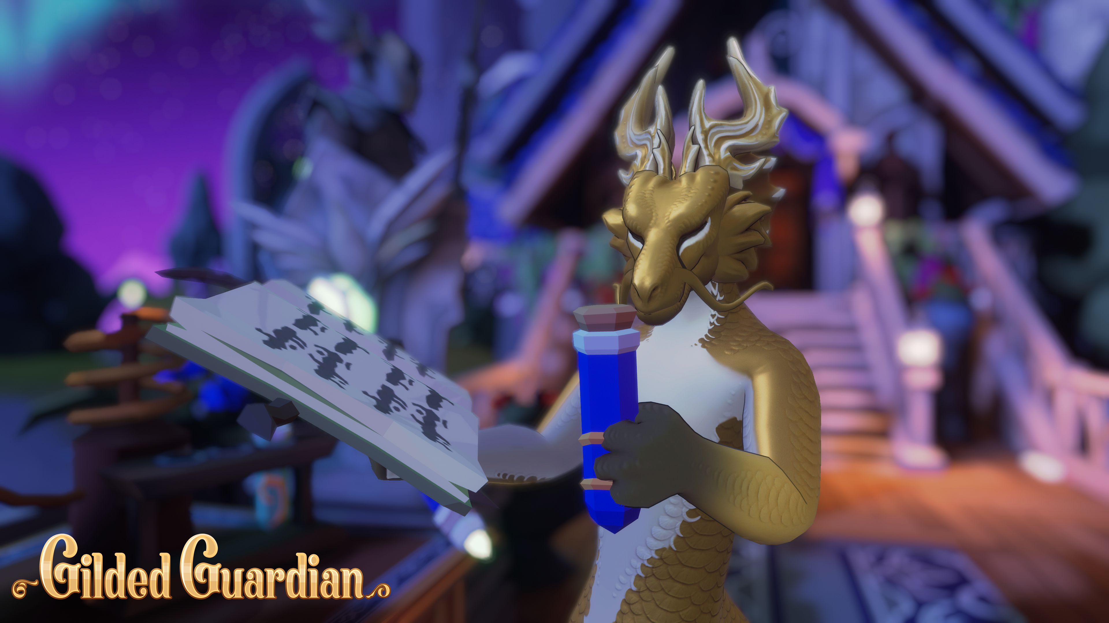Gilded Guardian VRChat avatar base
