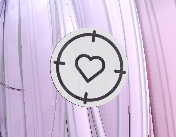 Cross-Hair Pin