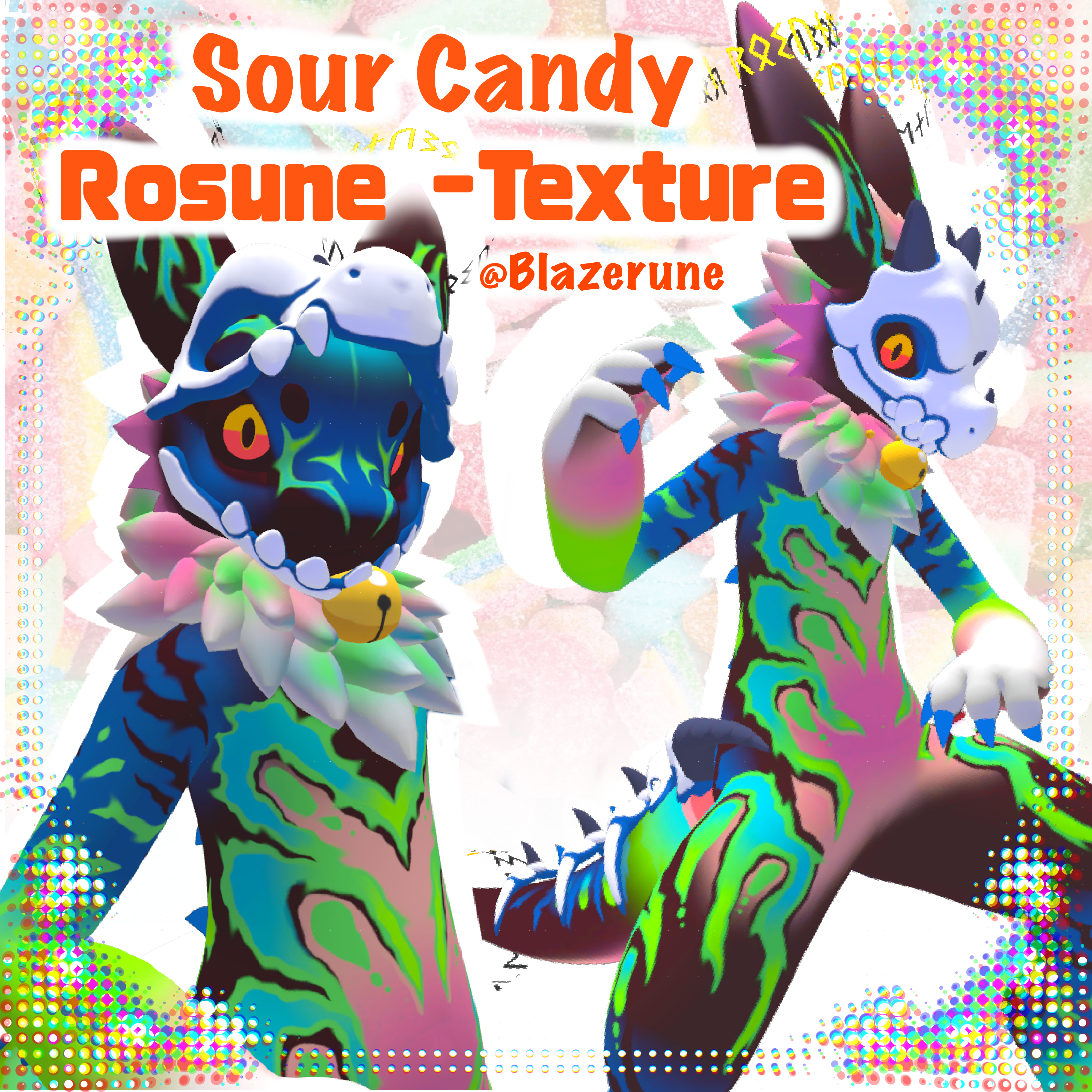Sour Candy - Rosune - Texture