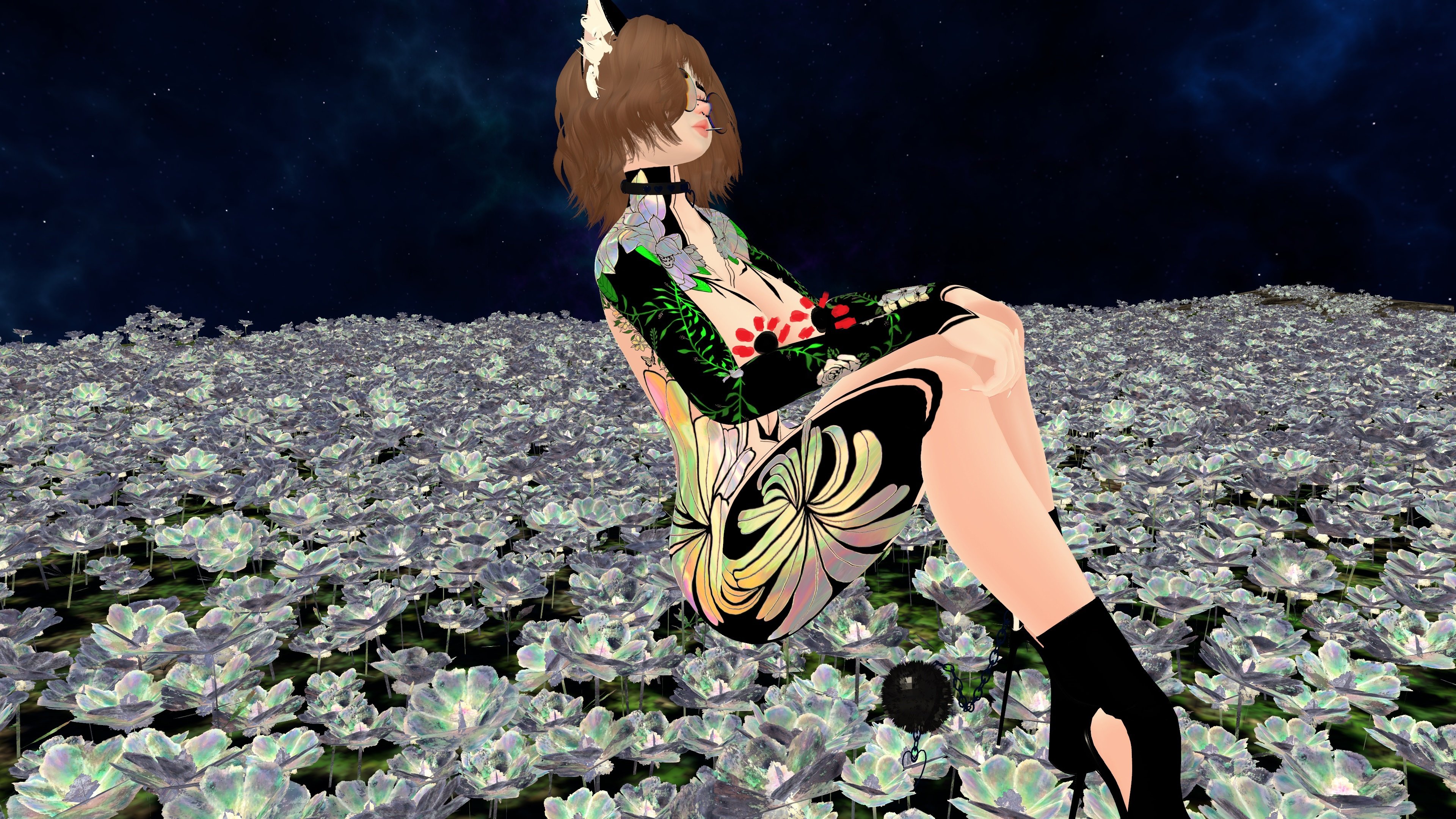 Flora (Zinpia Base Body)- Tattoo Textures for Vrchat