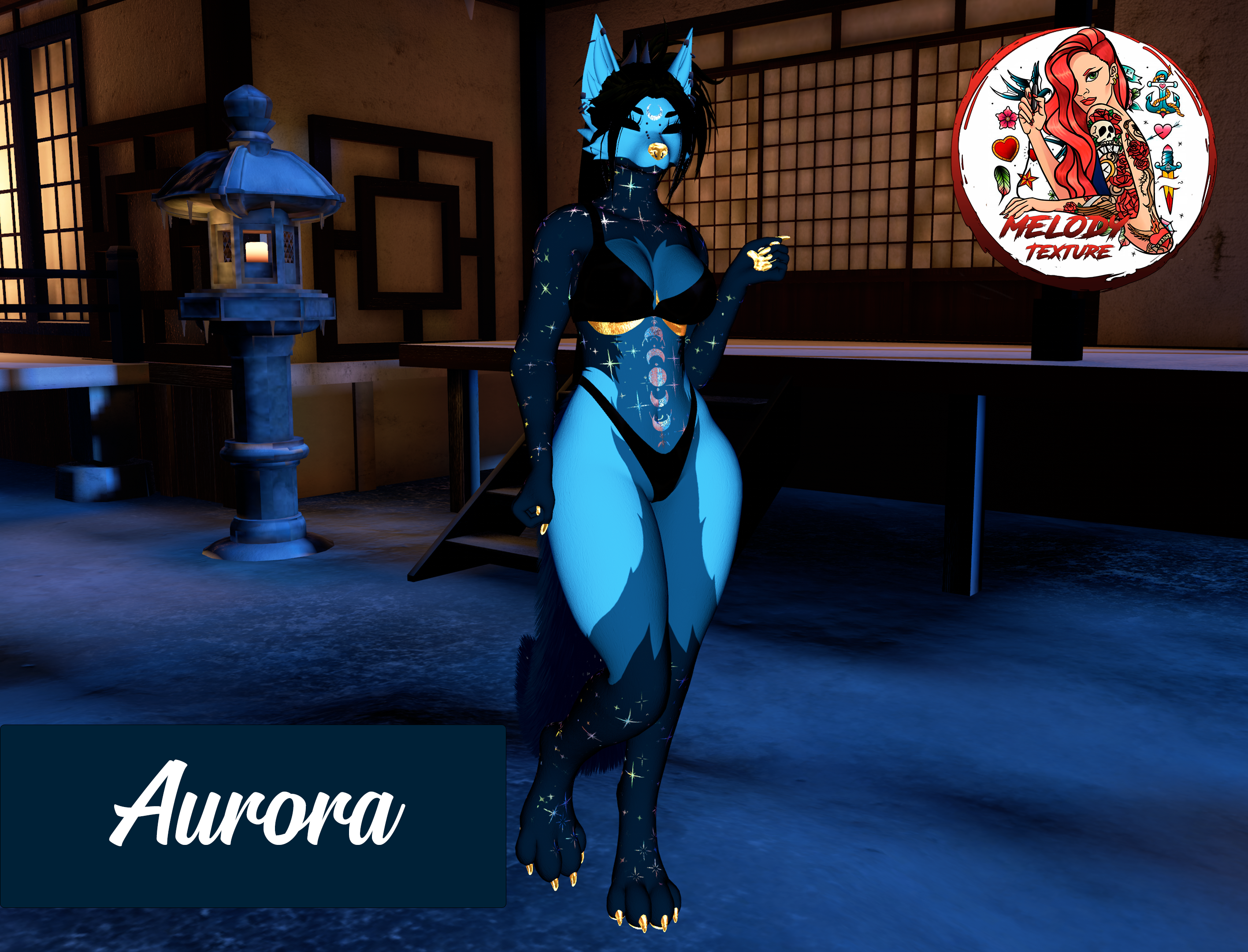 ☪☾✩☽Moonight☾✩☽☪ Tattoo Textures for Vrchat