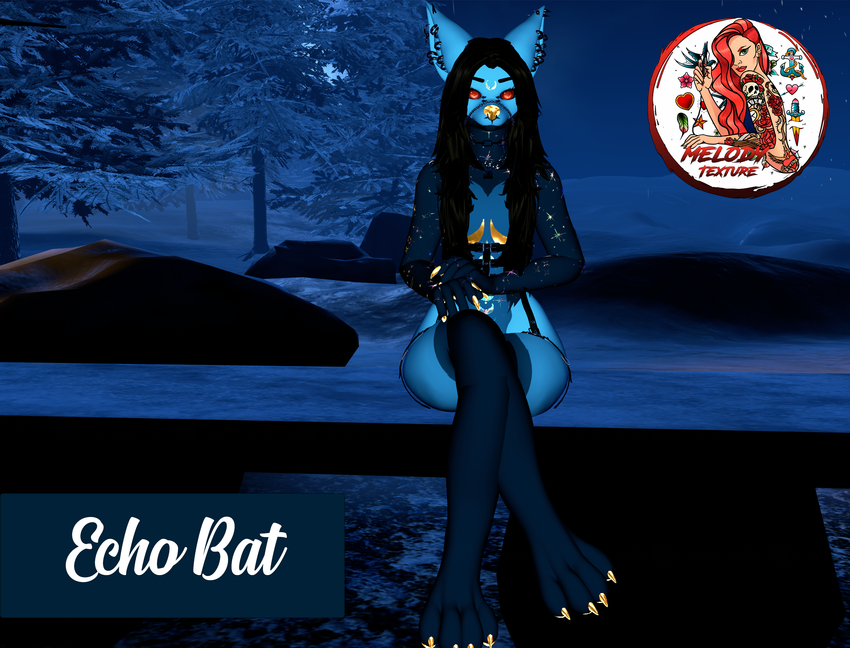 ☪☾✩☽Moonight☾✩☽☪ Tattoo Textures for Vrchat