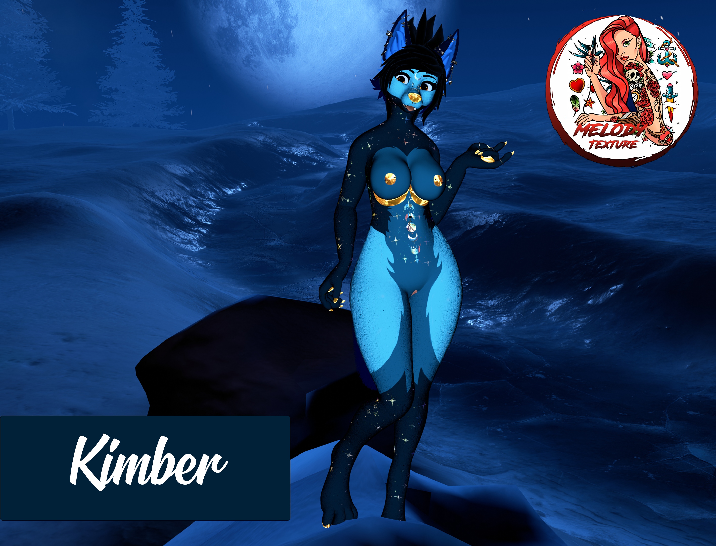 ☪☾✩☽Moonight☾✩☽☪ Tattoo Textures for Vrchat