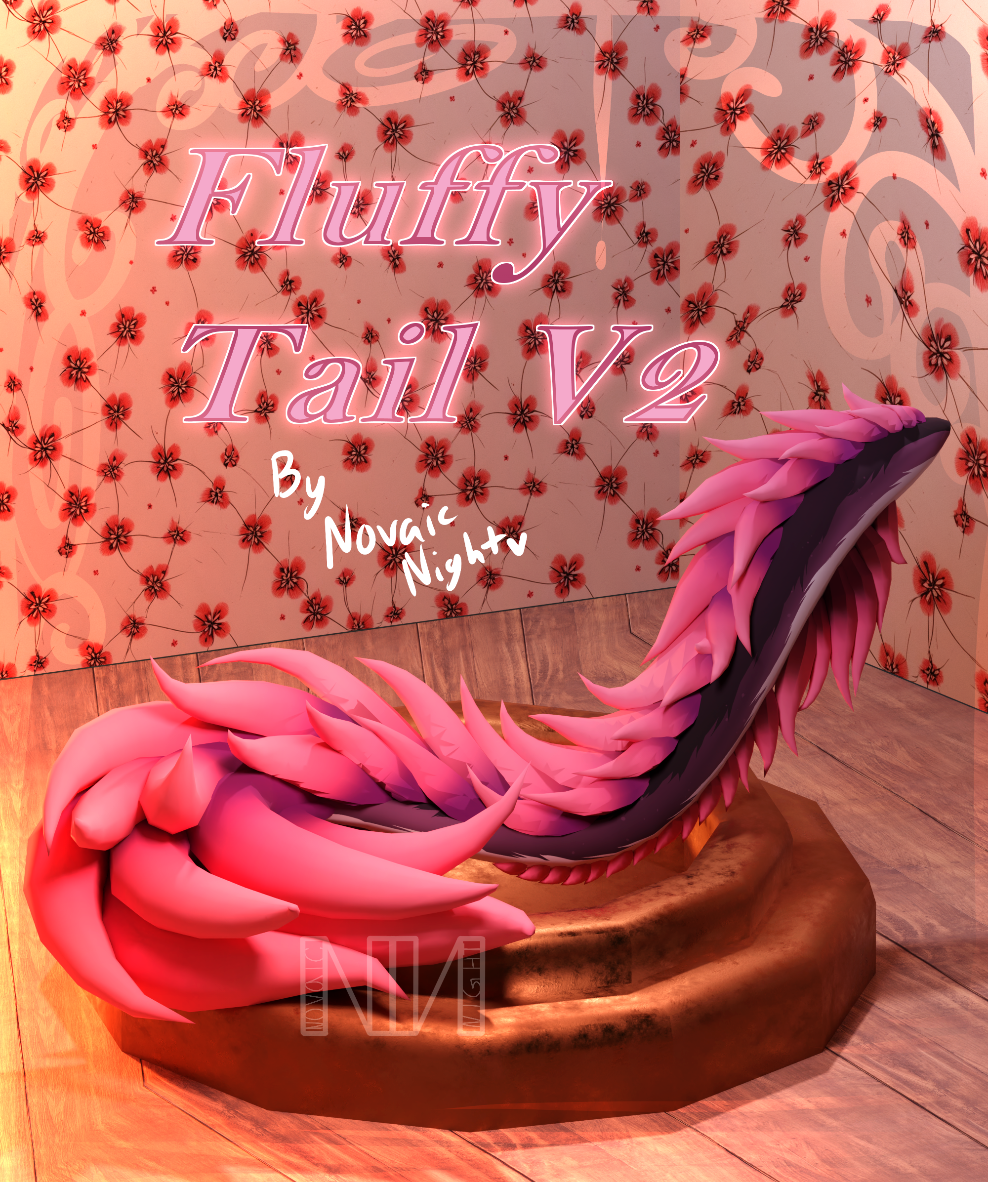 Fluffy Tail V2 - VRChat Tail
