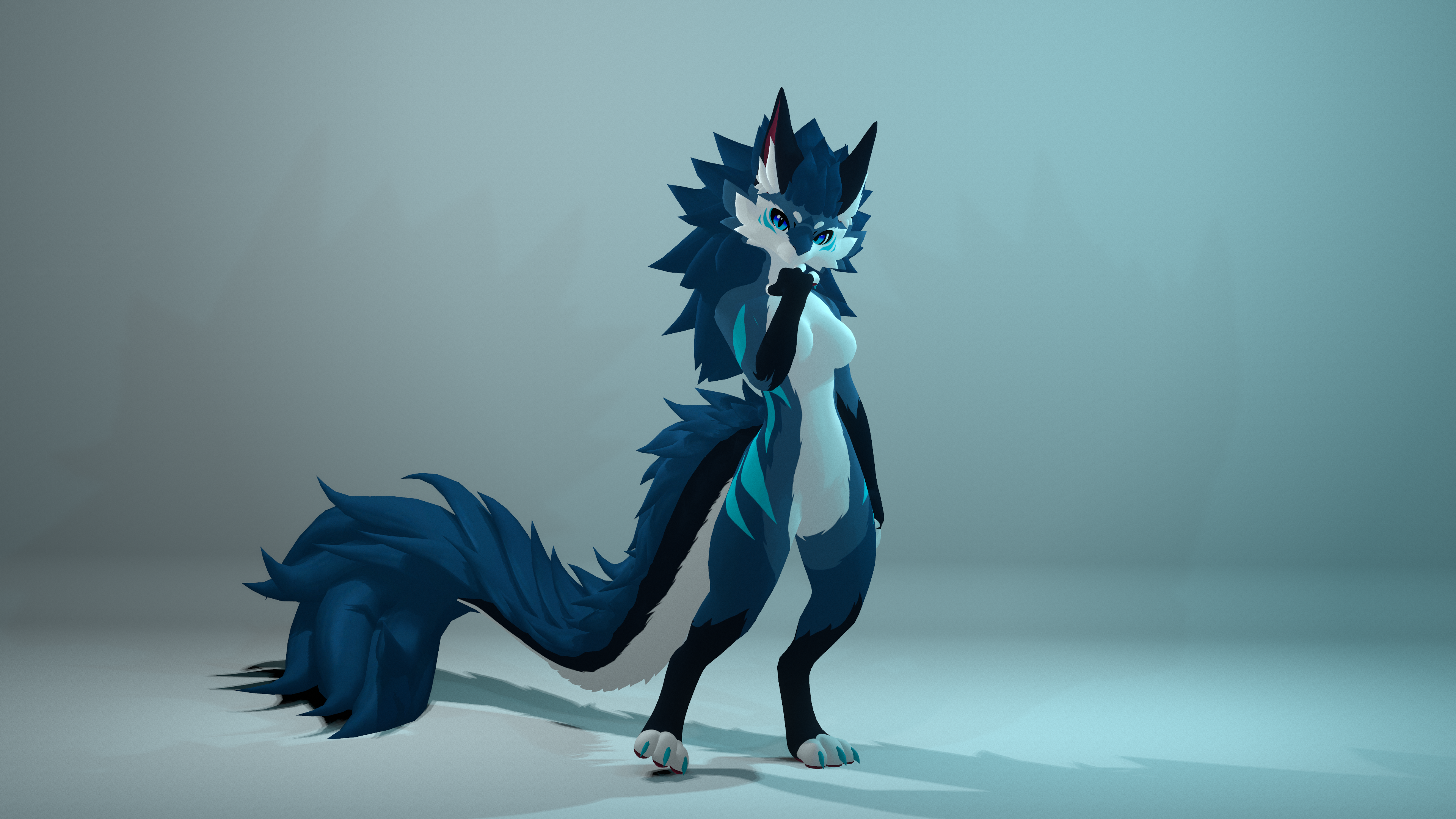 Fluffy Tail V2 - VRChat Tail