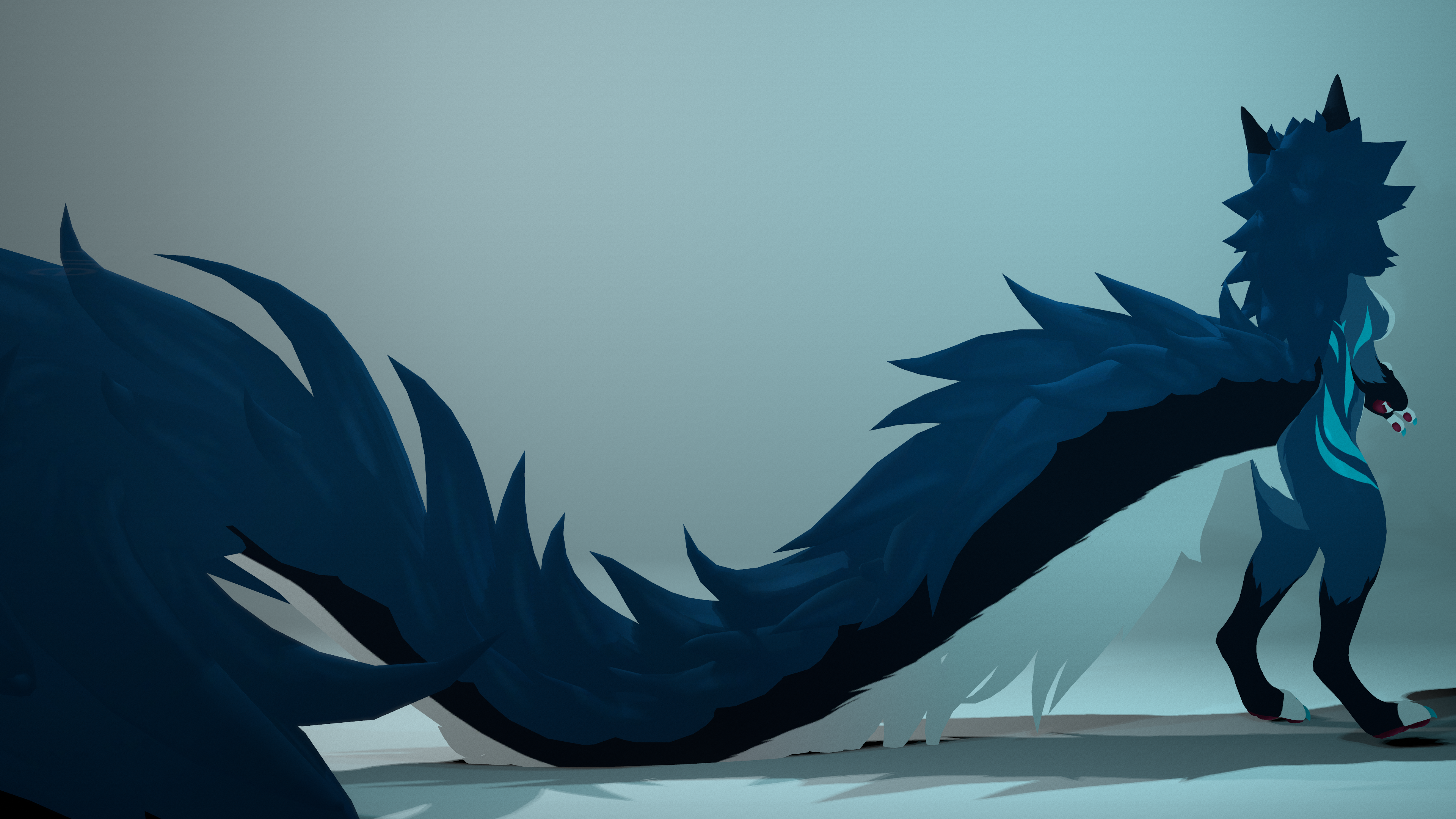 Fluffy Tail V2 - VRChat Tail