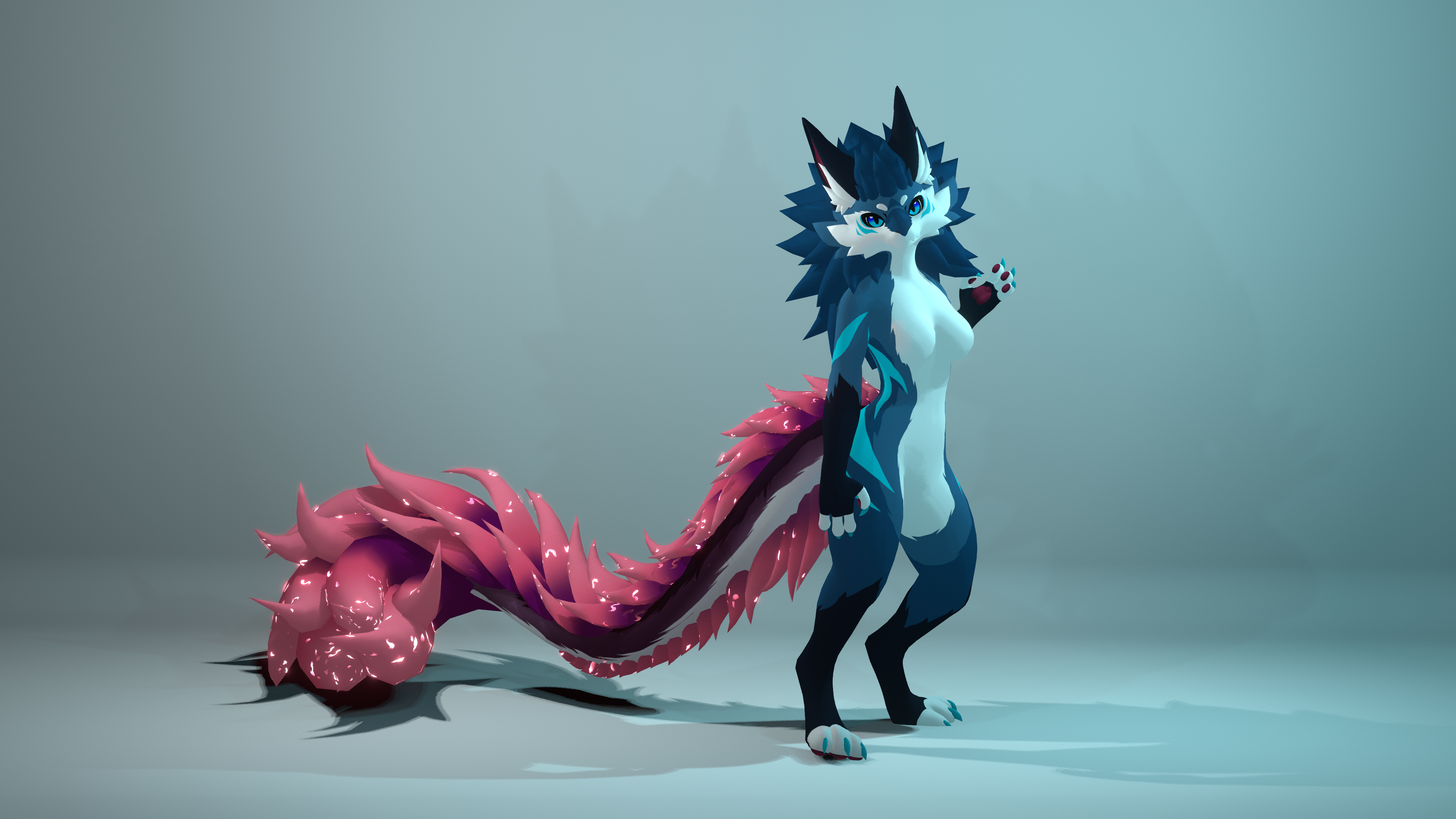 Fluffy Tail V2 - VRChat Tail