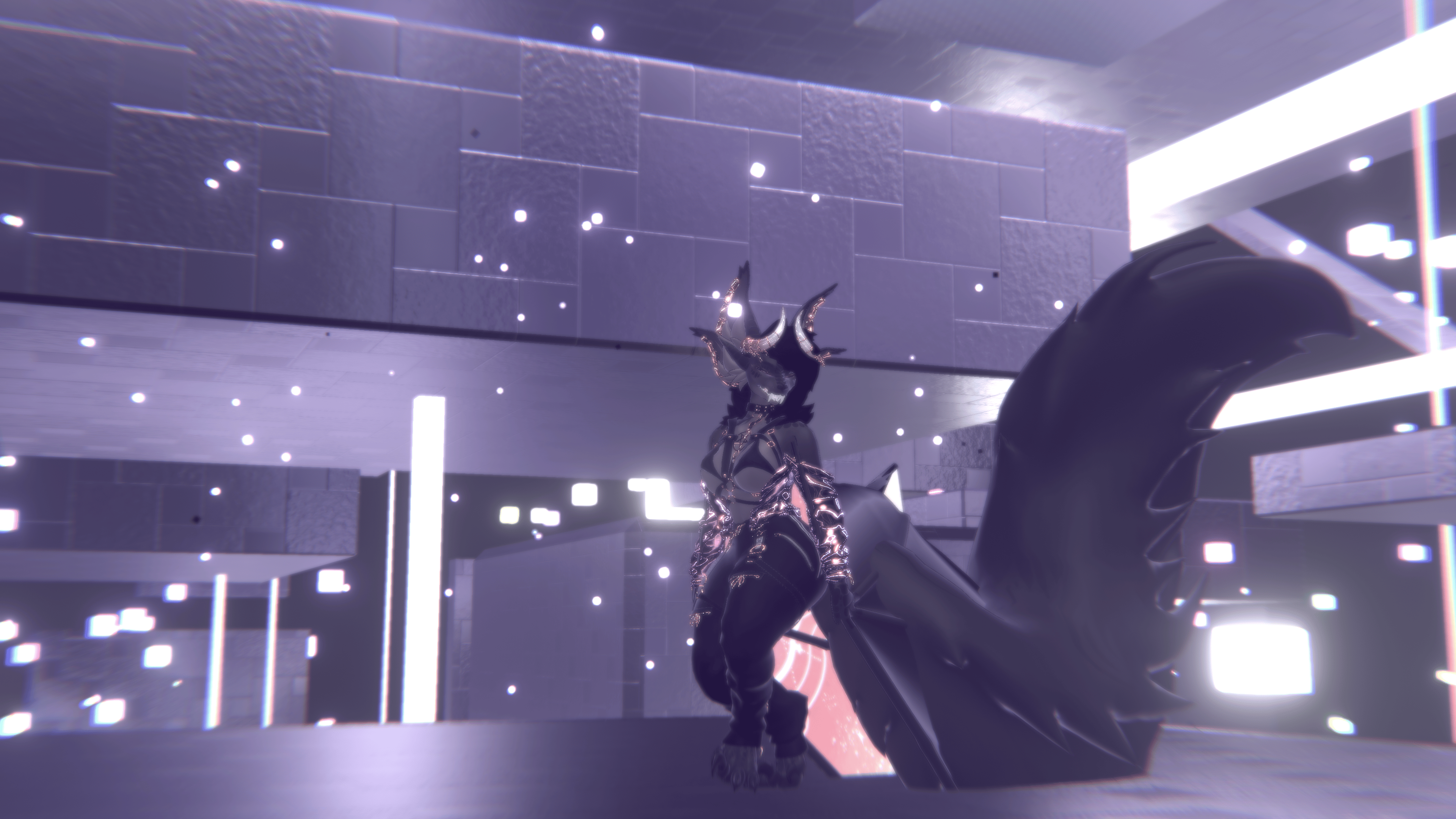 Monster Feline Tail - VRChat Tail