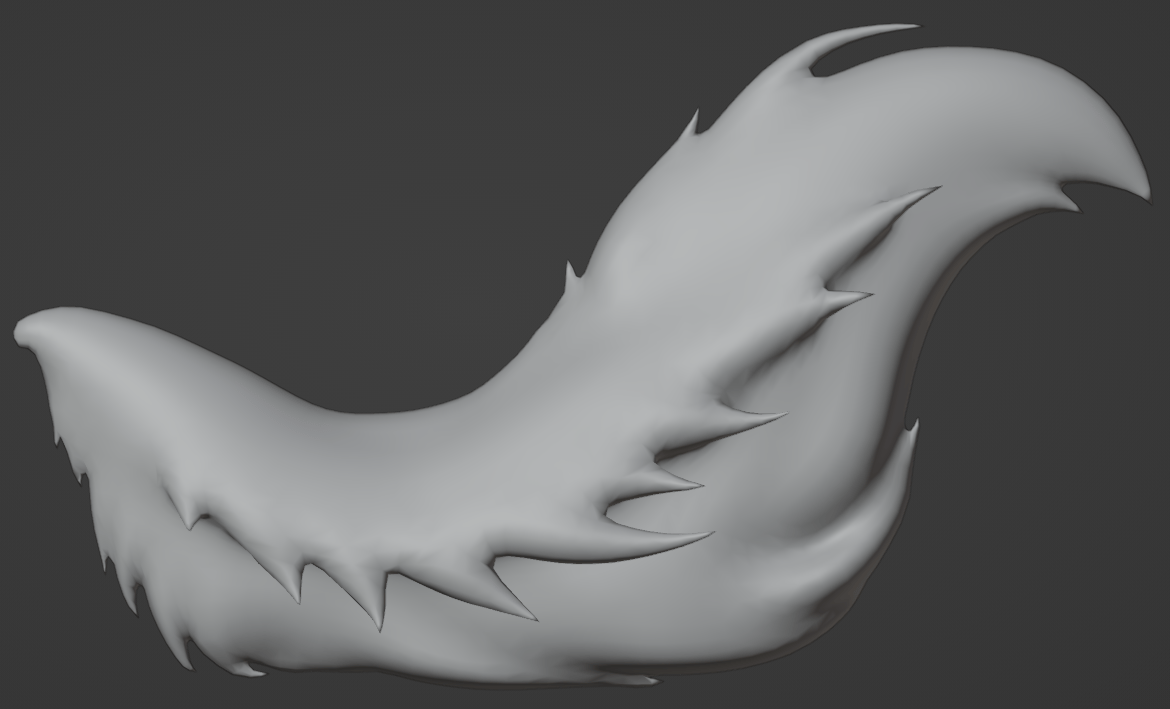 Monster Feline Tail - VRChat Tail