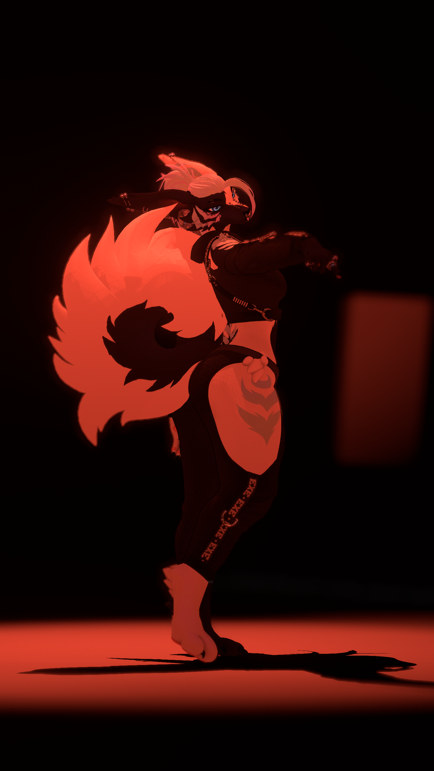 Curled Husky - Stylized VRCHAT Tail