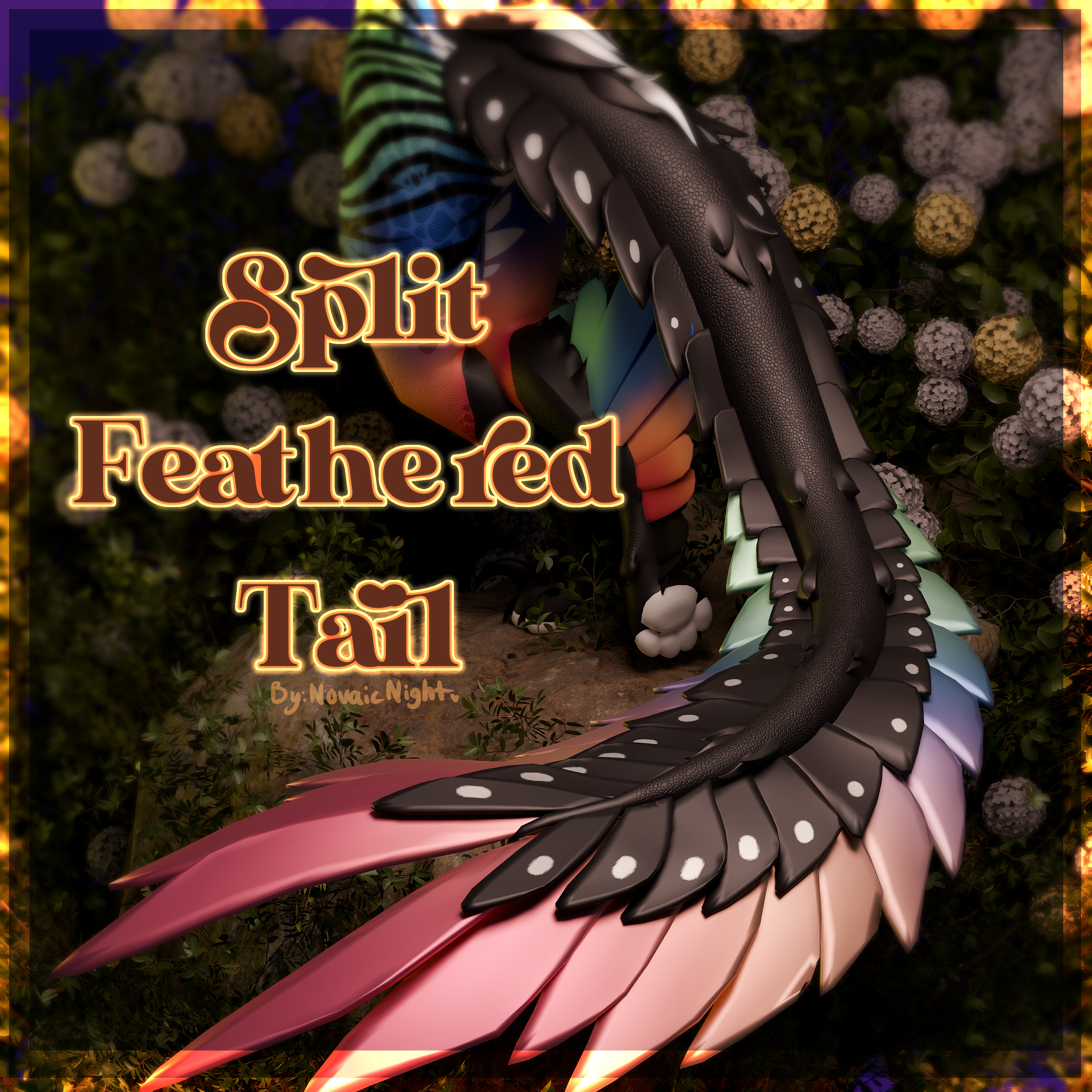 Split Feathered Tail