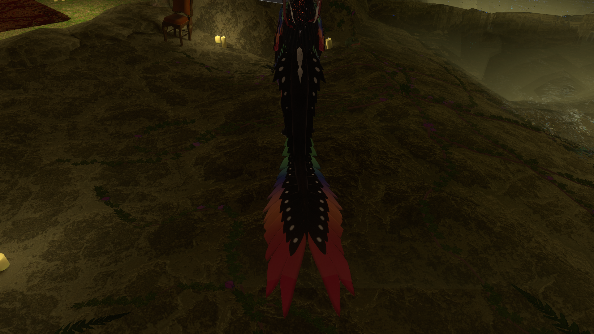 Split Feathered Tail