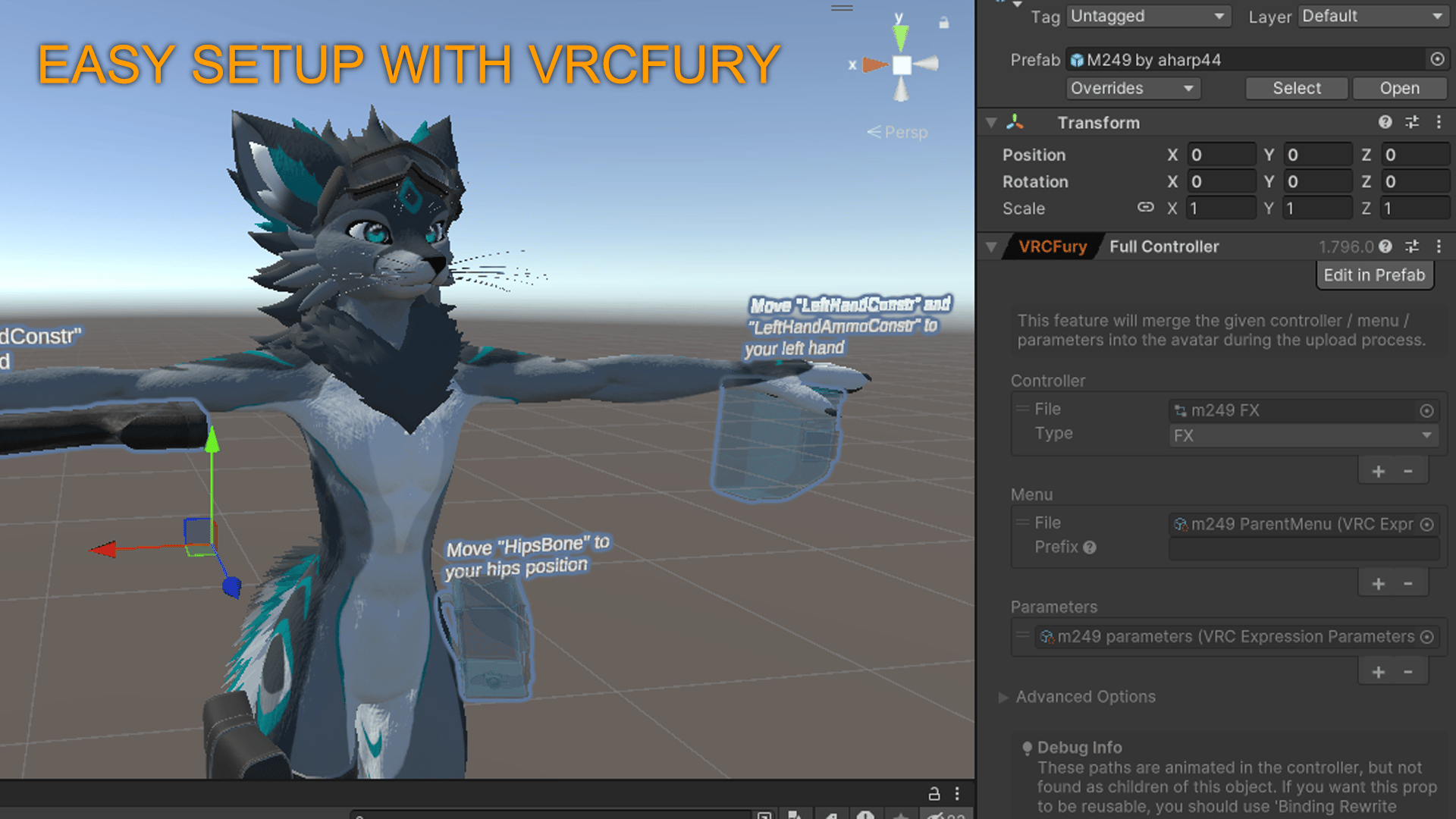 Aharp's M249 Machine Gun for VRChat