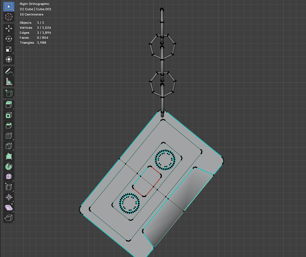 Cassette Earring/Keychain