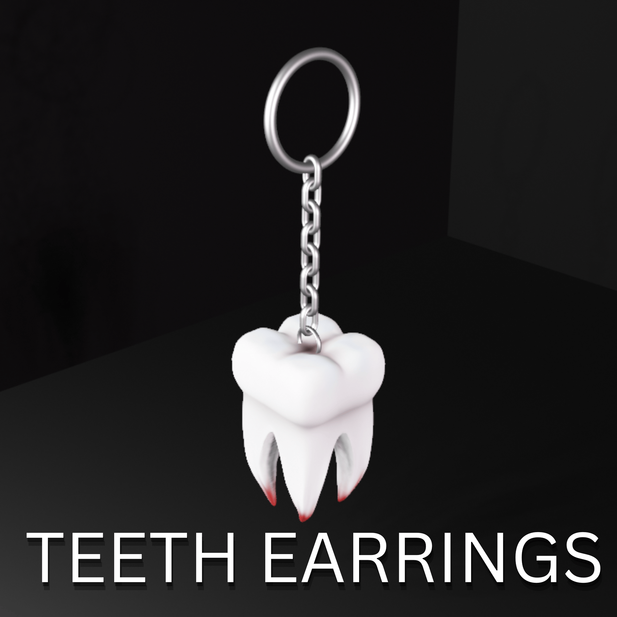 TEETH EARRINGS