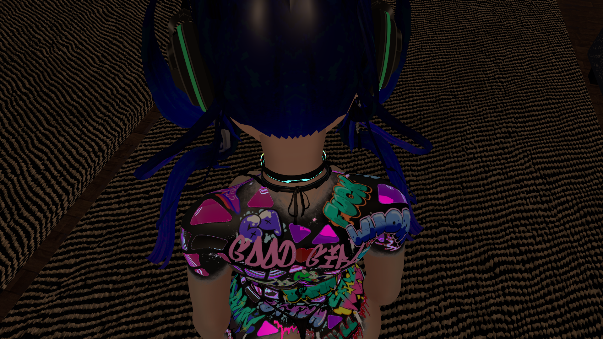 Graffiti Texture for ZinPia Fit Base Heels