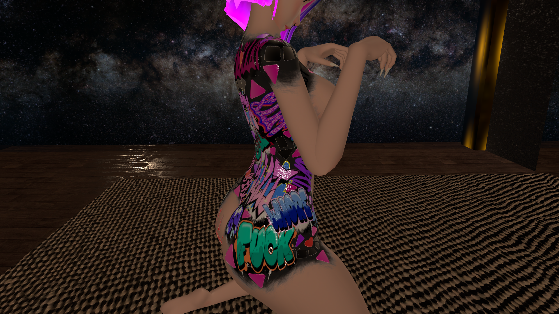 Graffiti Texture for Pandaabear Base Heels V1
