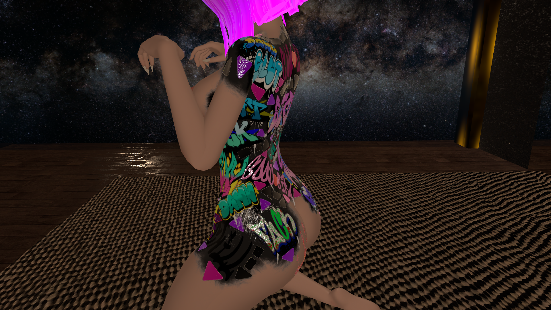 Graffiti Texture for Pandaabear Base Heels V1