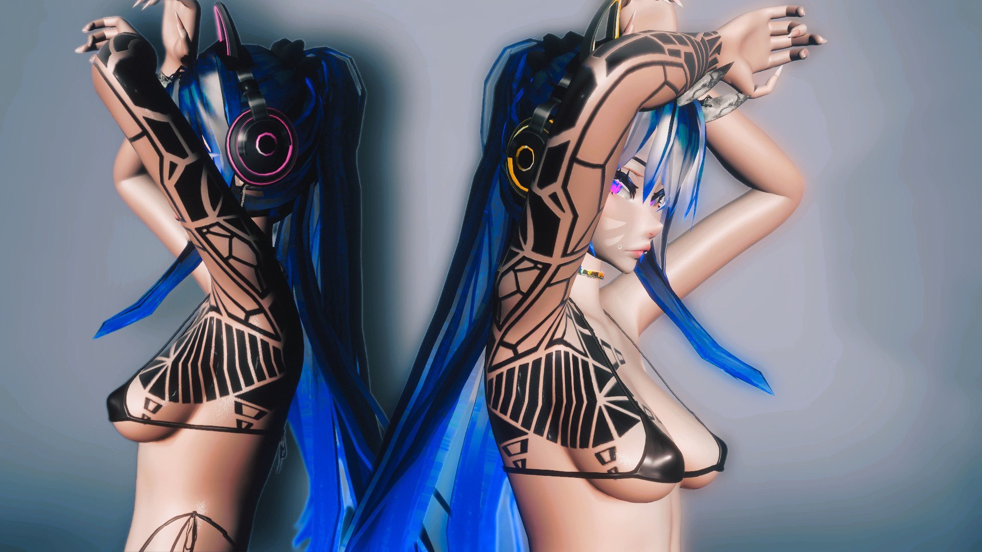 Tribal Texture for ZinPia Fit (heels)