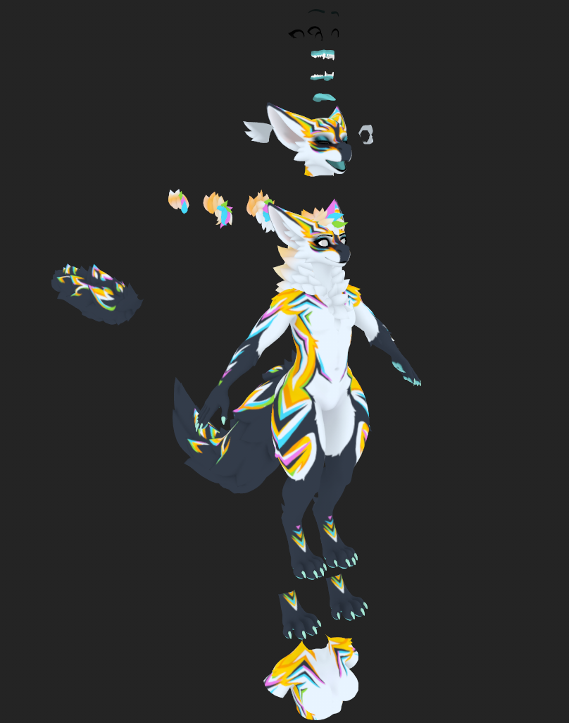 ULTRA - Fluffgan VRChat Avatar Texture