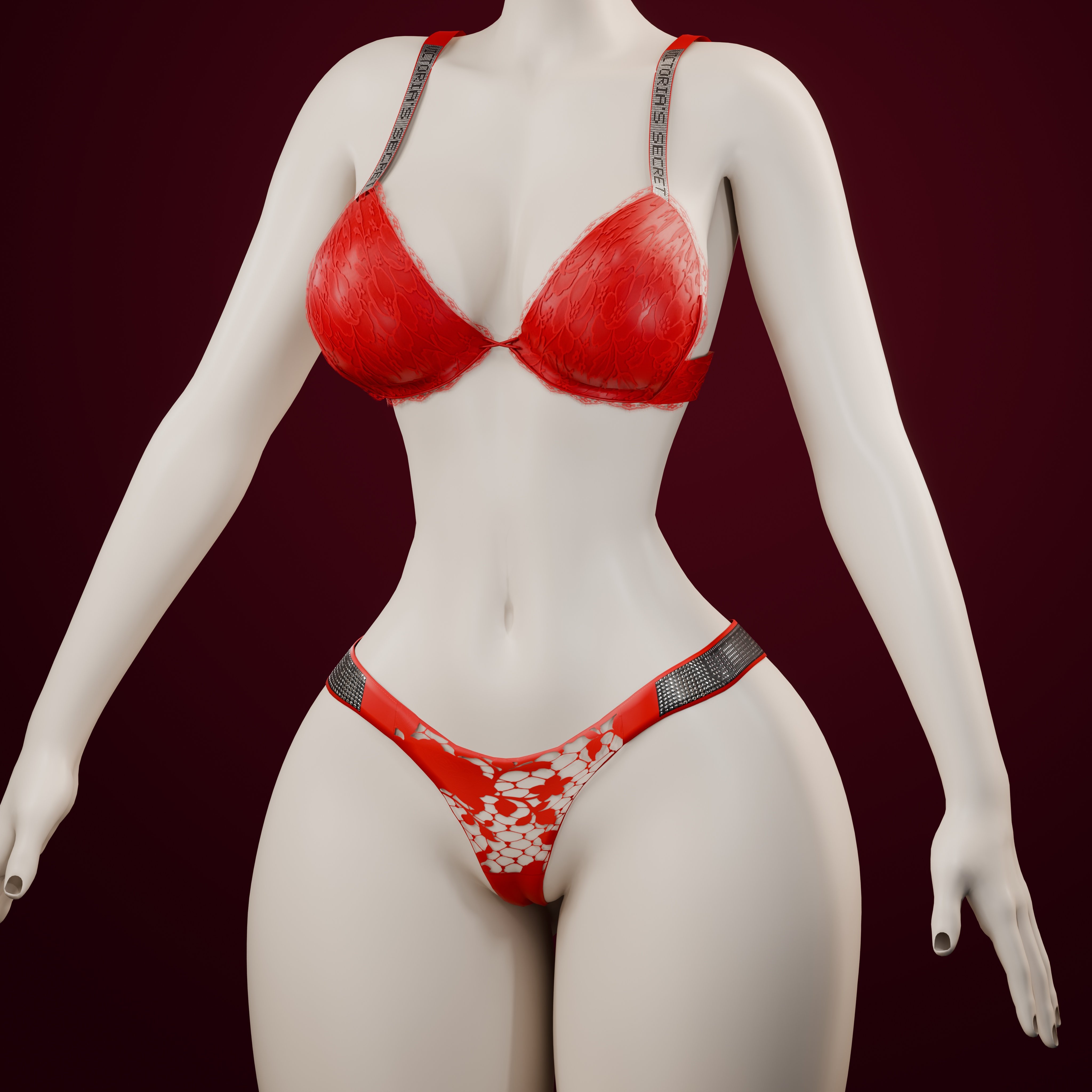Scarlet Allure — Lingerie Set