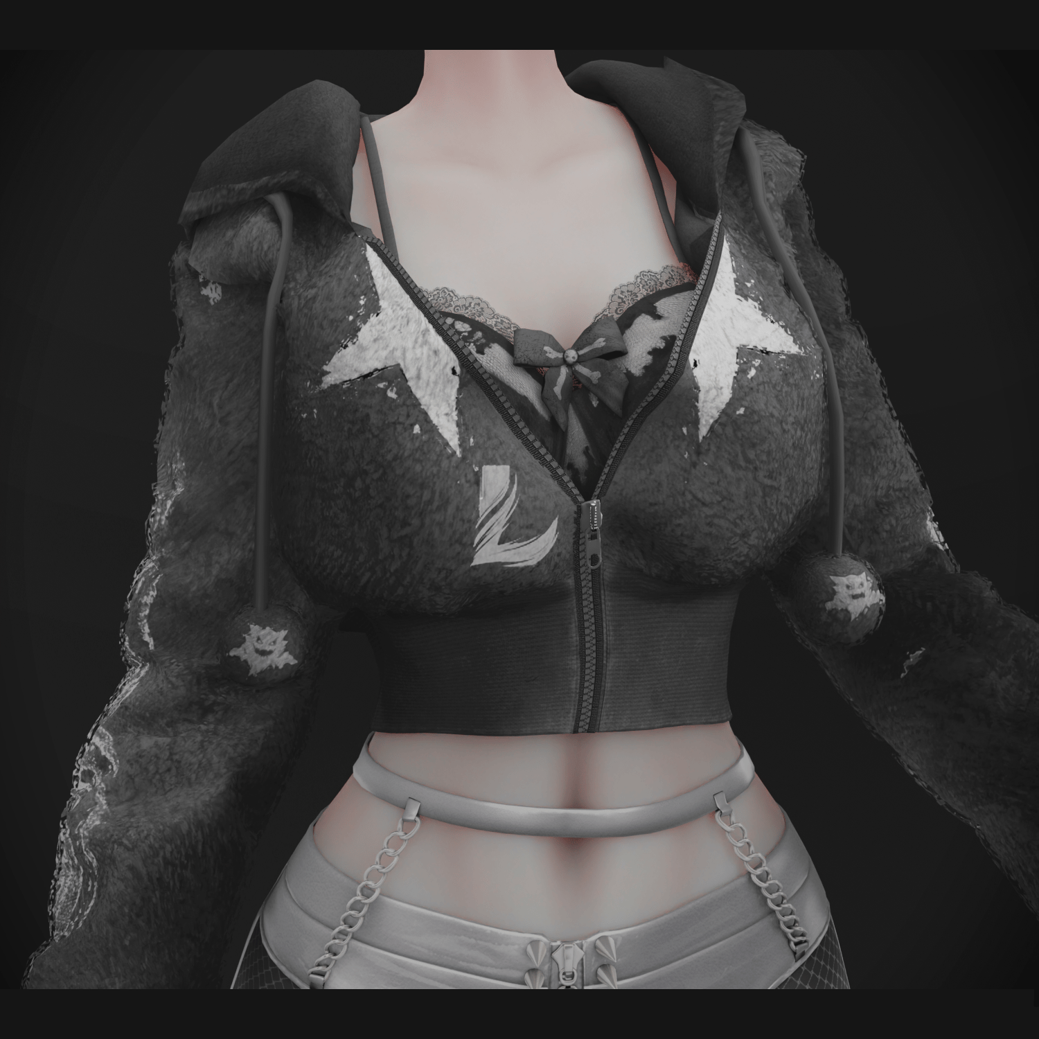 FLUFFLY JACKET