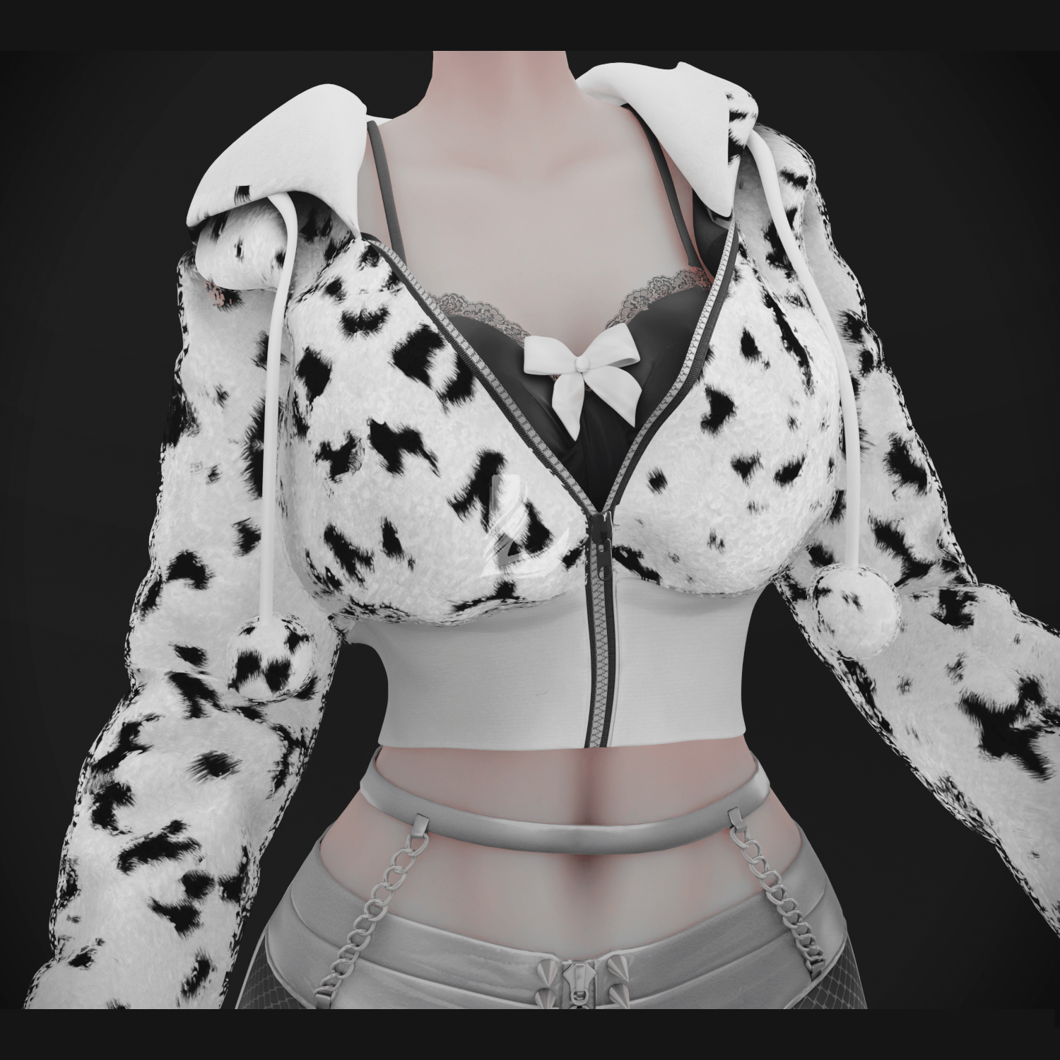 FLUFFLY JACKET
