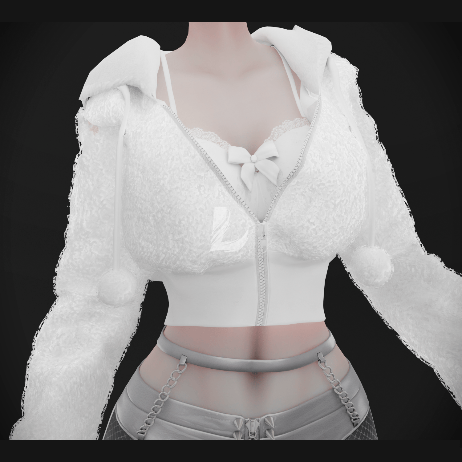 FLUFFLY JACKET