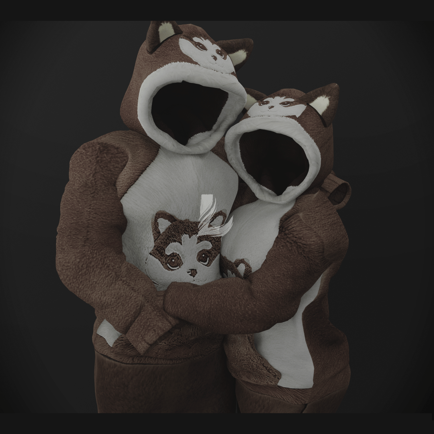 COUPLE PLUSH COSTUME (Personal and Commercial)