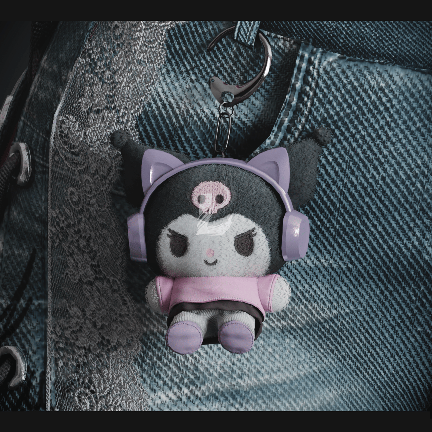 Y2K PANTS + KEYCHAIN (Personal and commercial)