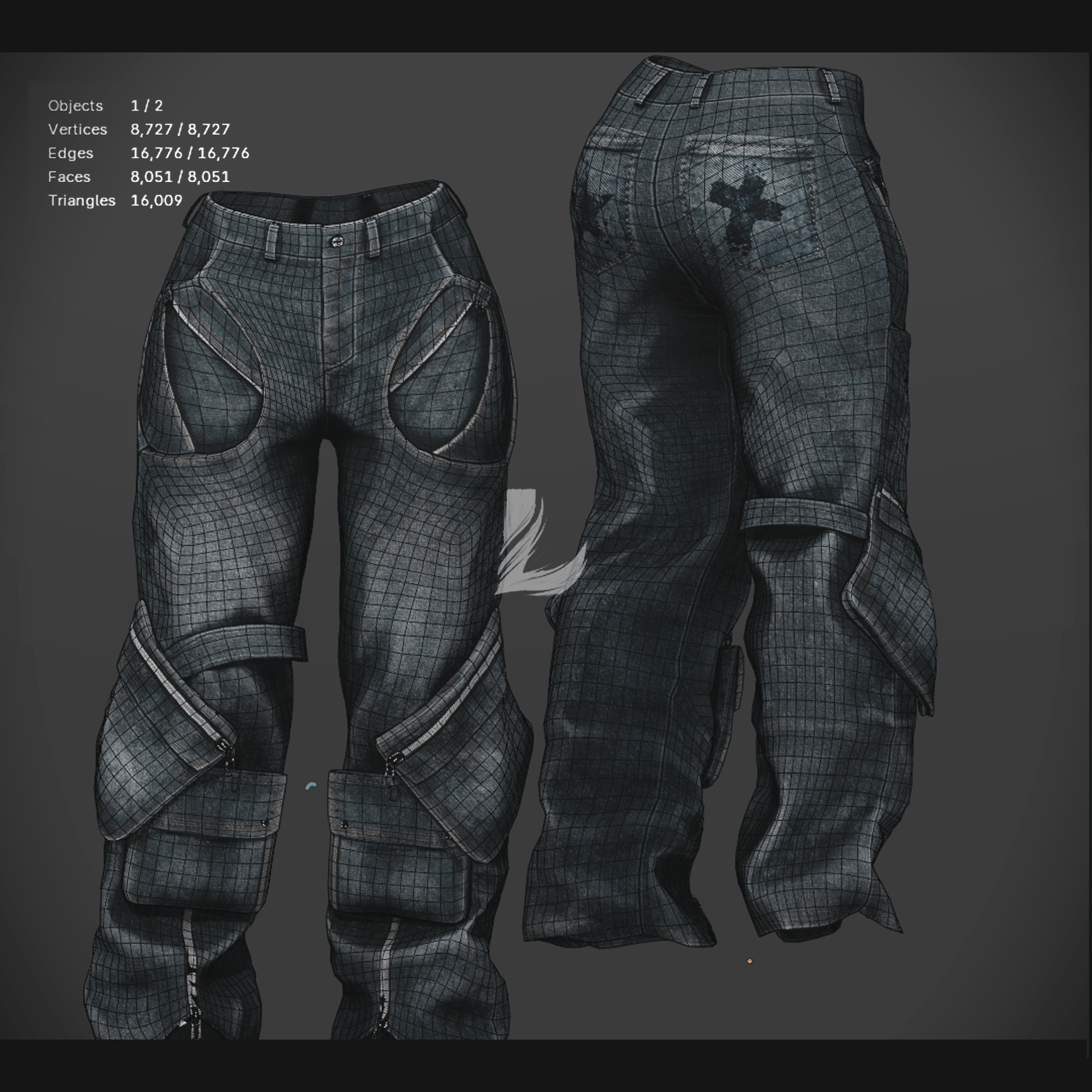 TECHWEAR JEANS (Personal and commercial)