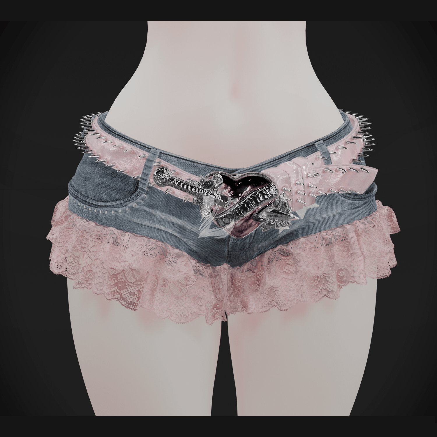 CUTE SHORTS + BELT (Personal and commercial)