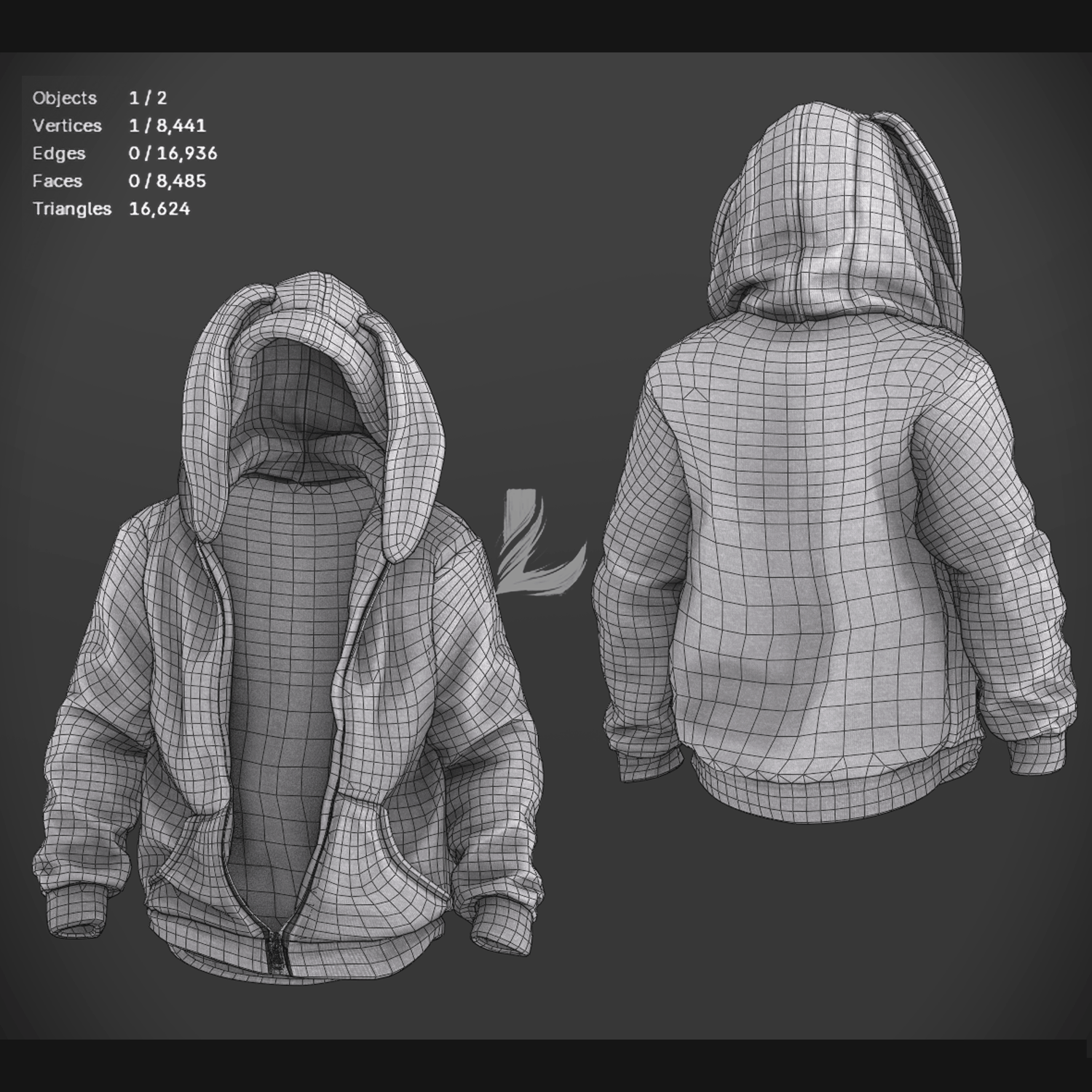 BUNNY HOODIE - Akii (Personal and commercial)