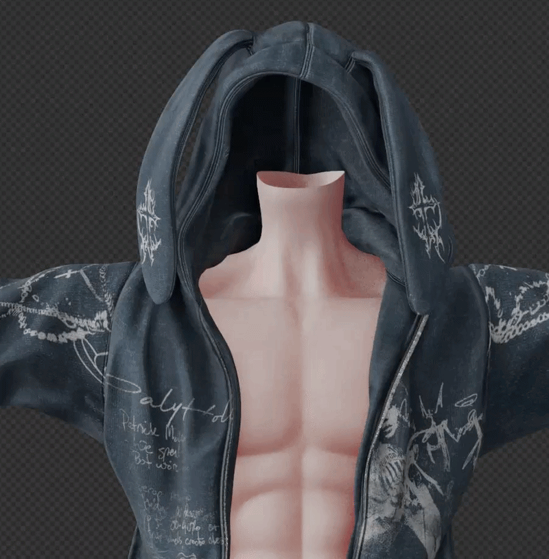 BUNNY HOODIE - Akii (Personal and commercial)