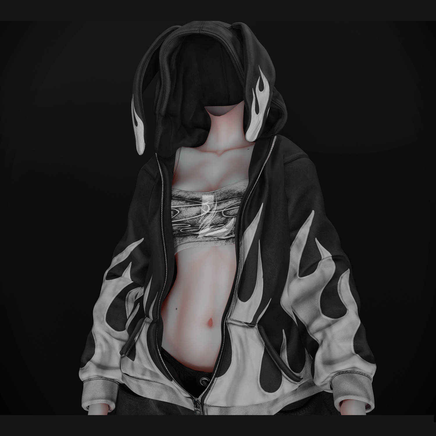 BUNNY HOODIE (Personal and commercial)