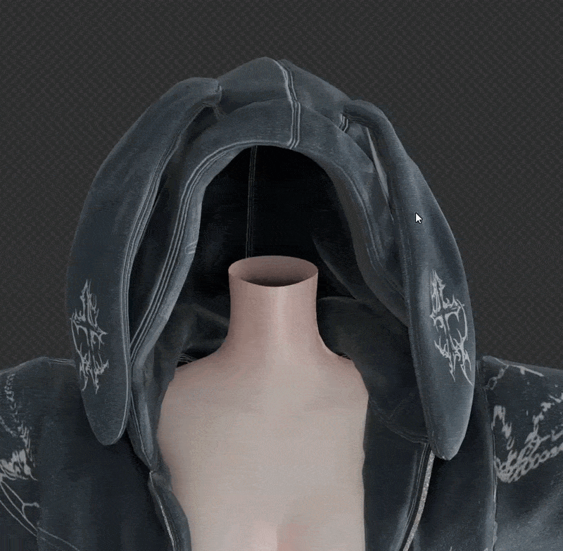 BUNNY HOODIE (Personal and commercial)