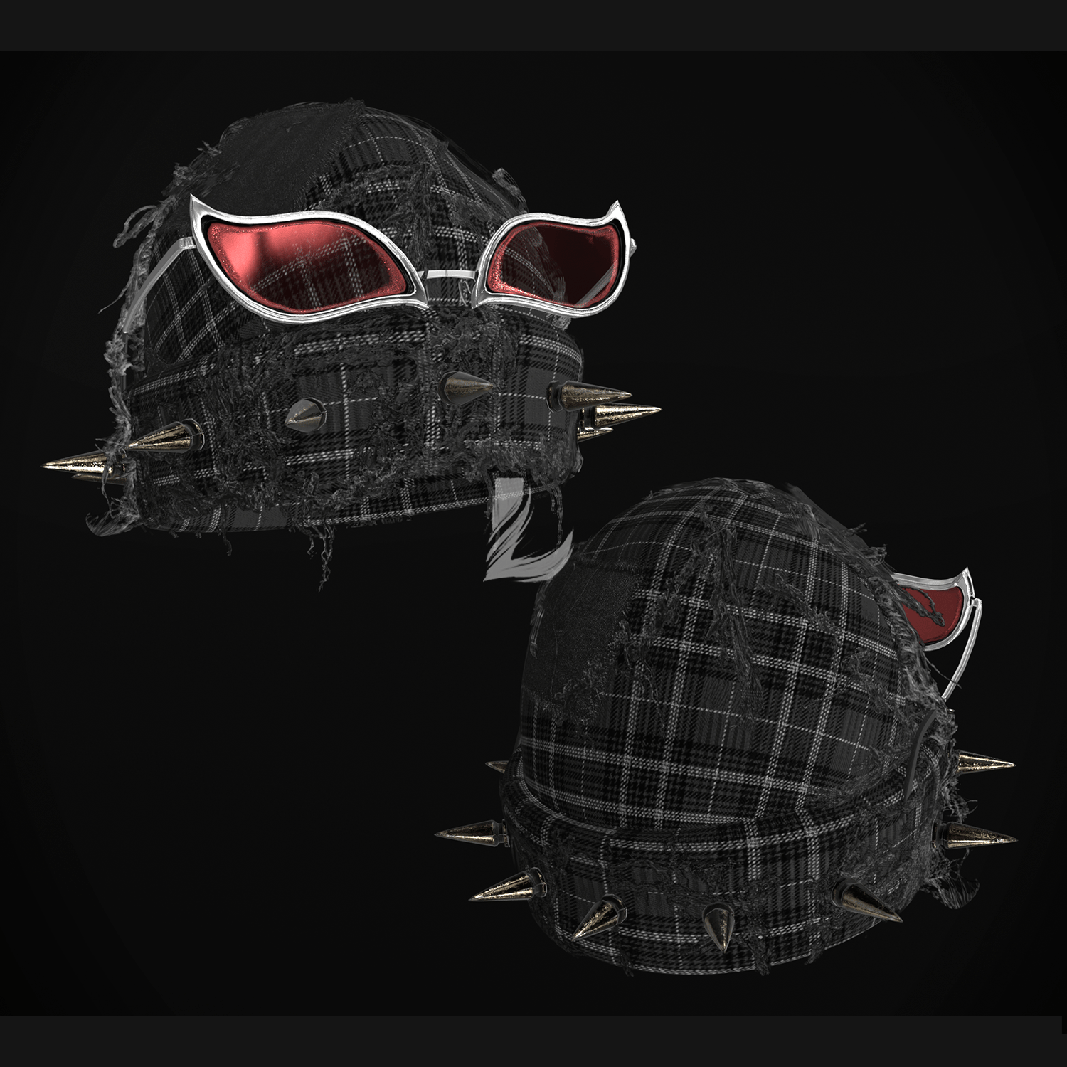 FRAYED BEANIE + GLASSES (Personal and commercial)