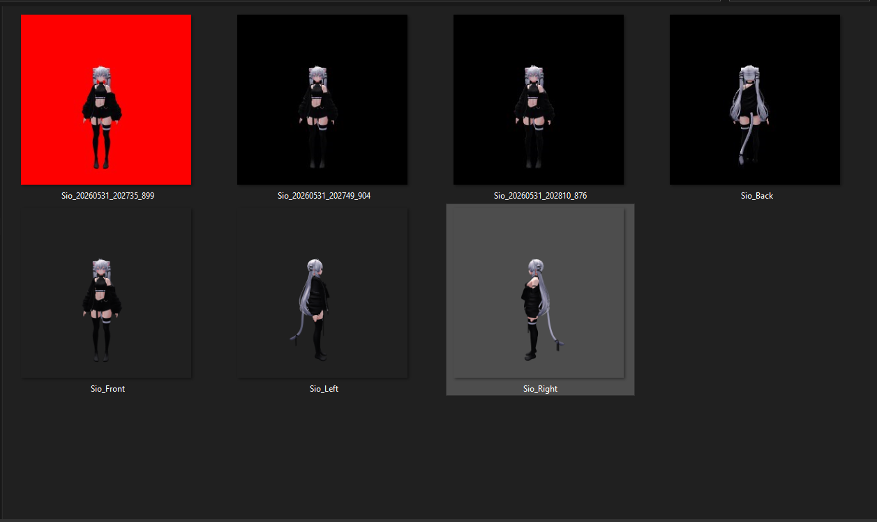 VRChat Avatar Capture Tool (Unity) – 1 Click Studio Photos + 4 Views