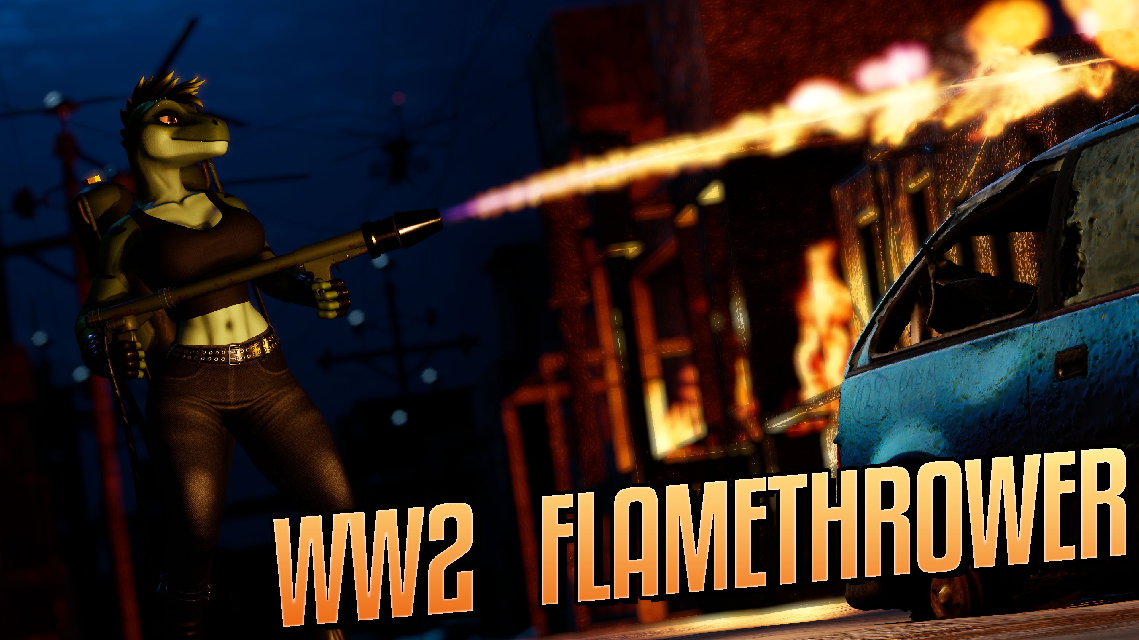 WW2 Flamethrower