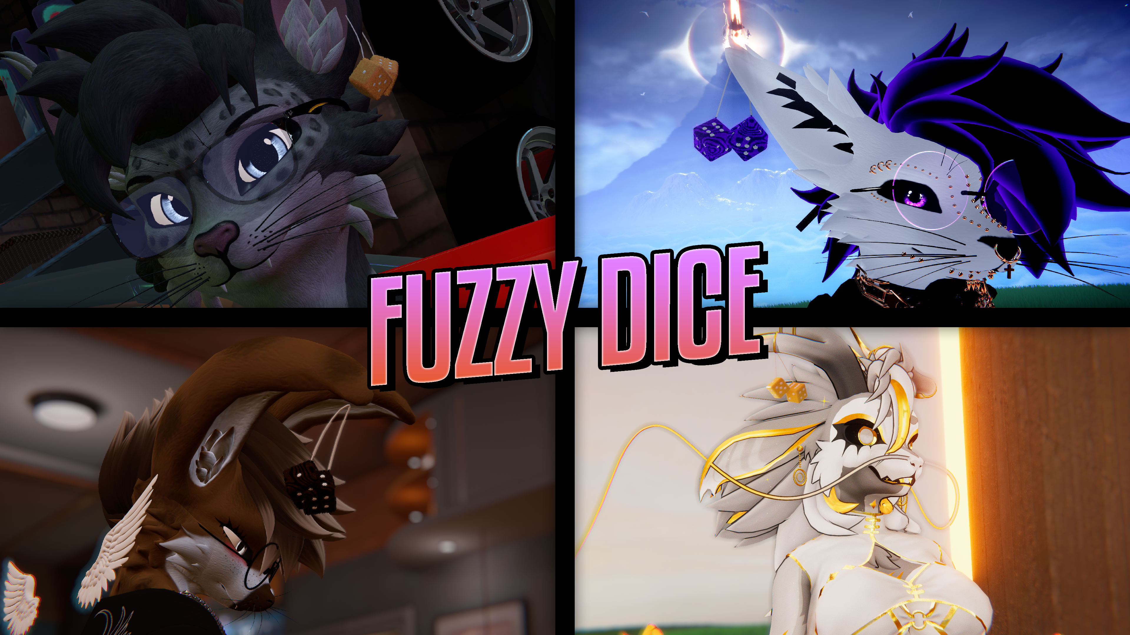 Fuzzy Dice Accessory