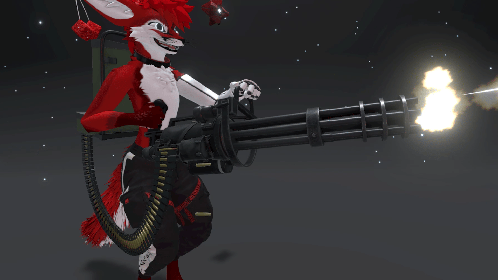 Handheld M-134 Minigun